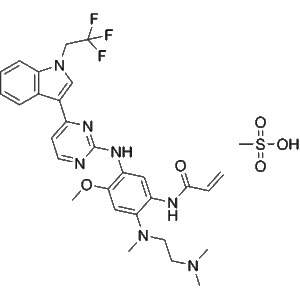 Befotertinib Mesylate Chemistry Structure