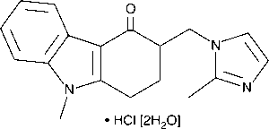 Ondansetron Hydrochloride Chemistry Structure
