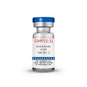 Bradykinin The freeze-dried powder raw materials are placed into vials.