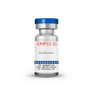 Eptifibatide lyophilized powder in a vial