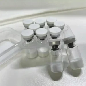 Icotrokinra, high purity, lyophilized powder in a vial.