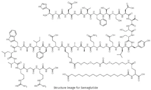 Semaglutide TFA Chemical structure