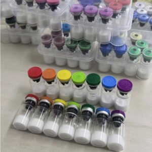 Thymalfasin Peptide, high purity, lyophilized powder in a vial.