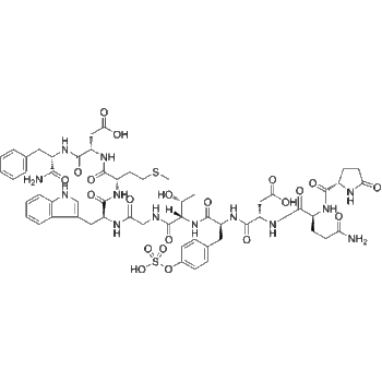 ceruletide Chemistry Structure