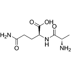 l-alanyl-l-glutamine Chemical structure