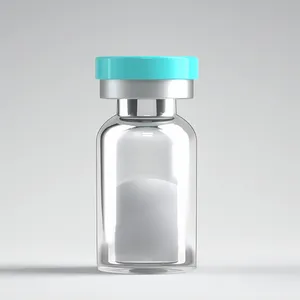 Liraglutide peptide lyophilized powder in a vial