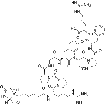 image-biotin-bradykininchemical-structure