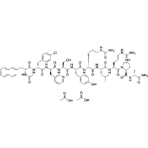 image-cetrorelix-diacetate-chemical-structure