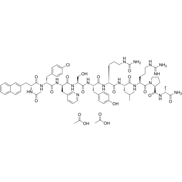 image-cetrorelix-diacetate-chemical-structure