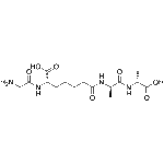 n-[(6s)-6-carboxy-6-(glycylamino)hexanoyl]-d-alanyl-d-alanine
