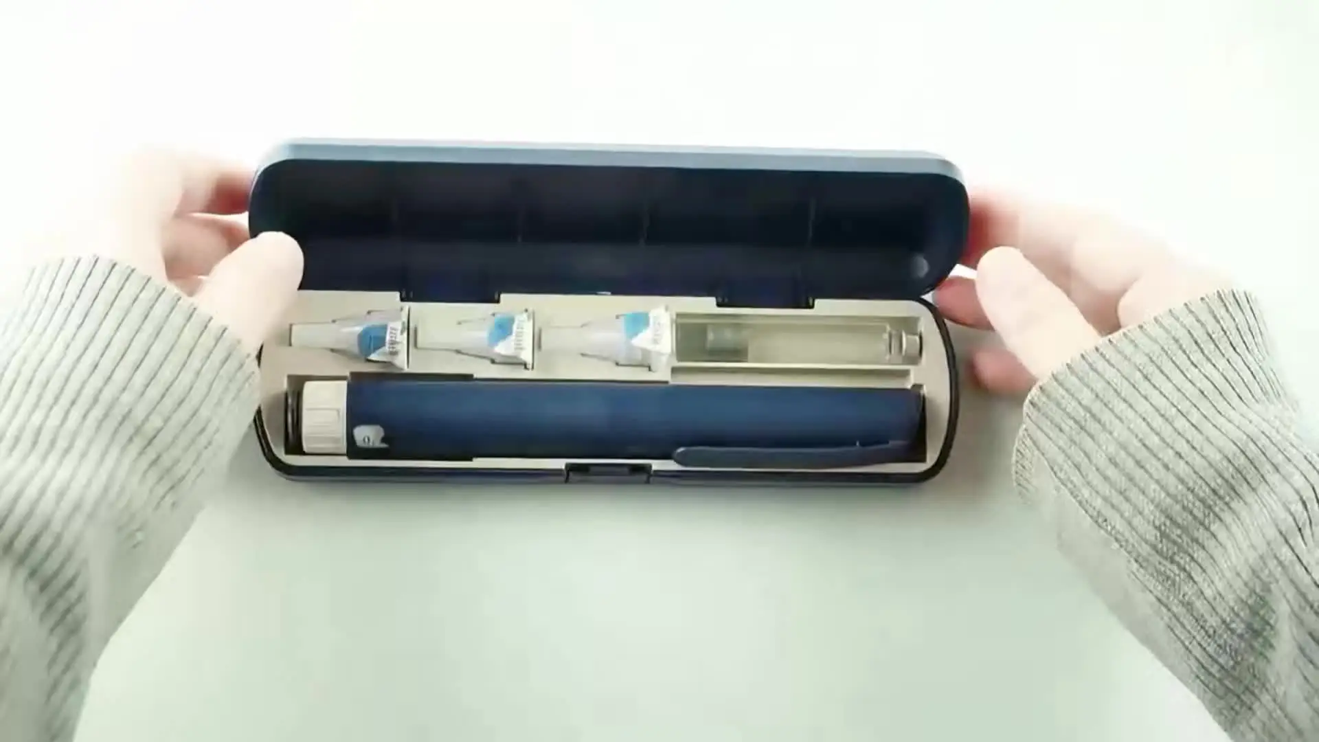 Handheld Insulin Peptide Pen Box