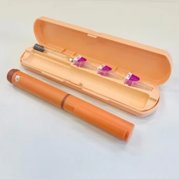 Orange Insulin Peptide Pen Box