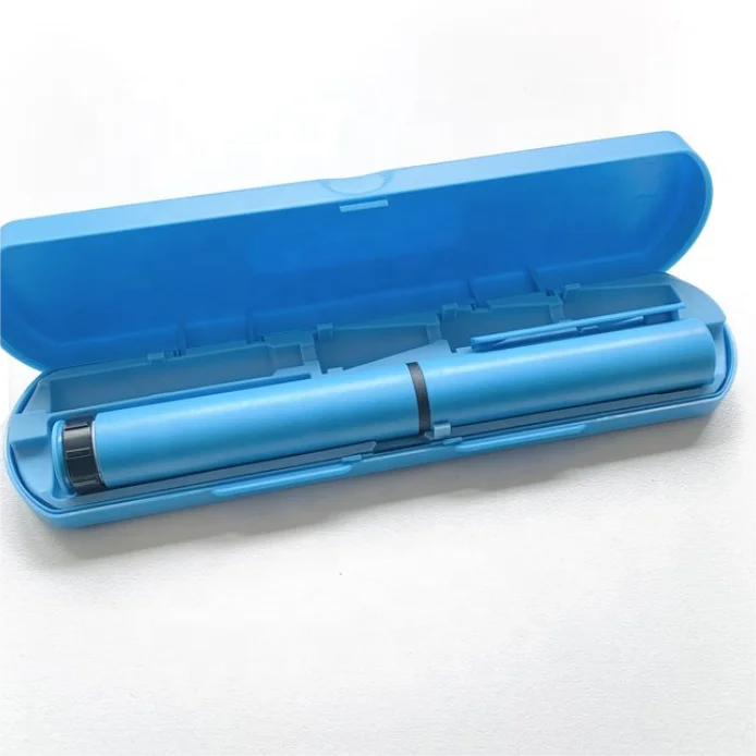Light Blue Insulin Peptide Pen Box