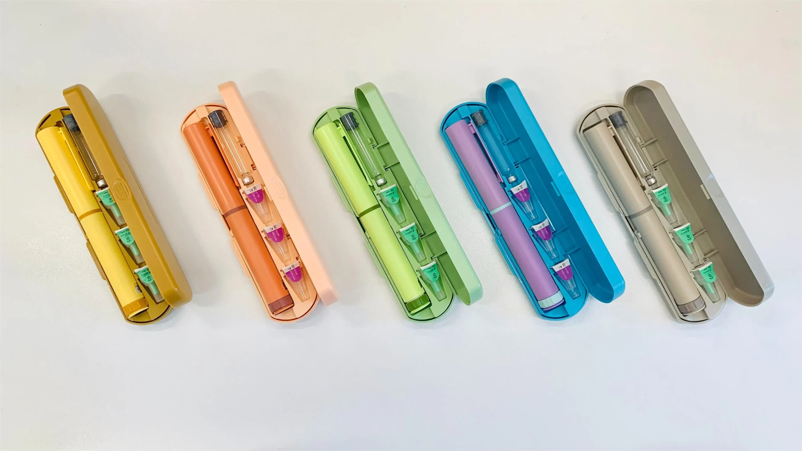 Colored Insulin Peptide Pen Box
