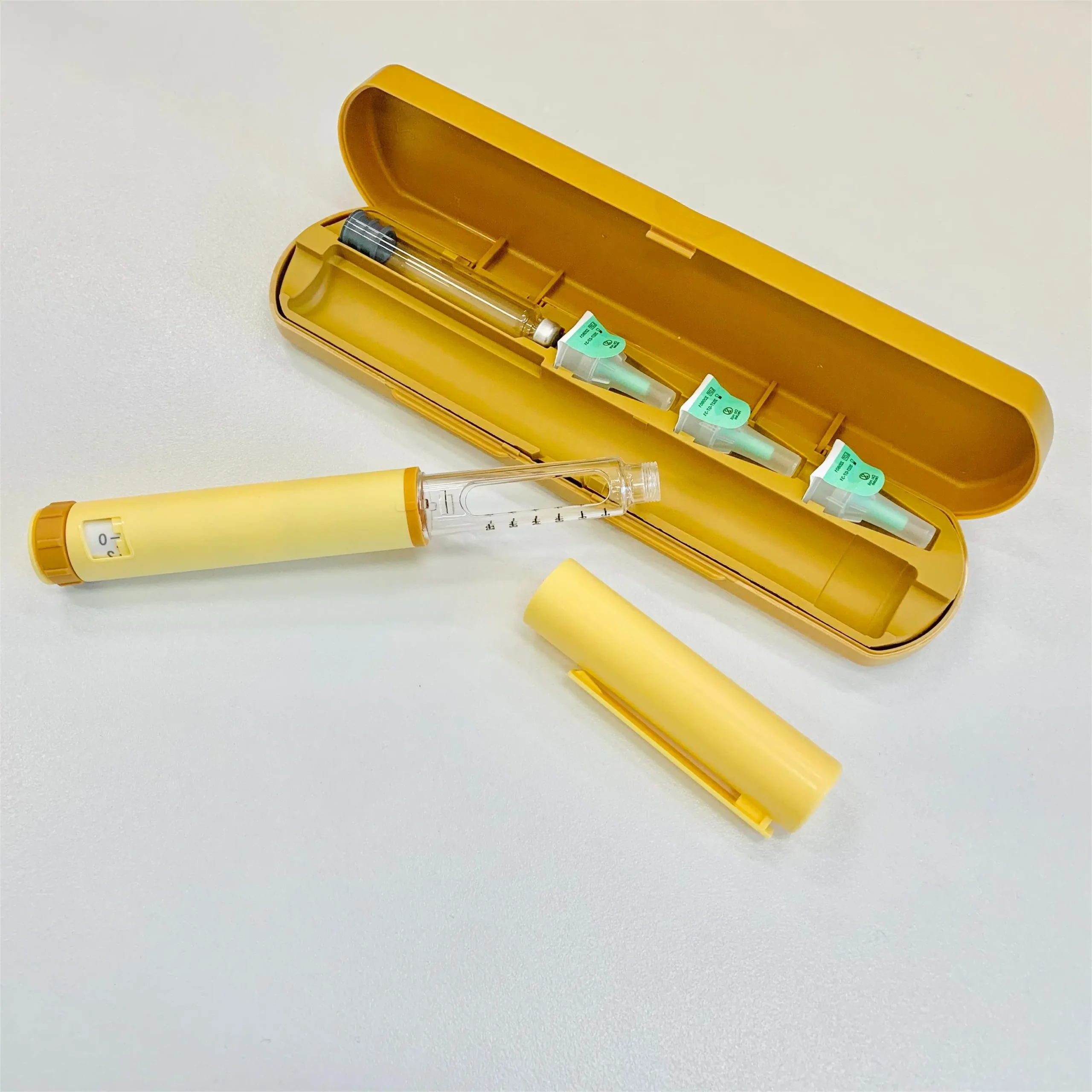 Yellow Insulin Peptide Pen Box