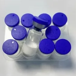 HGH peptide (lyophilized powder in a vial)