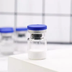 PE-22-28 peptide, lyophilized powder in a vial.