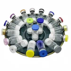 Sermorelin acetate peptide (lyophilized powder in a vial)