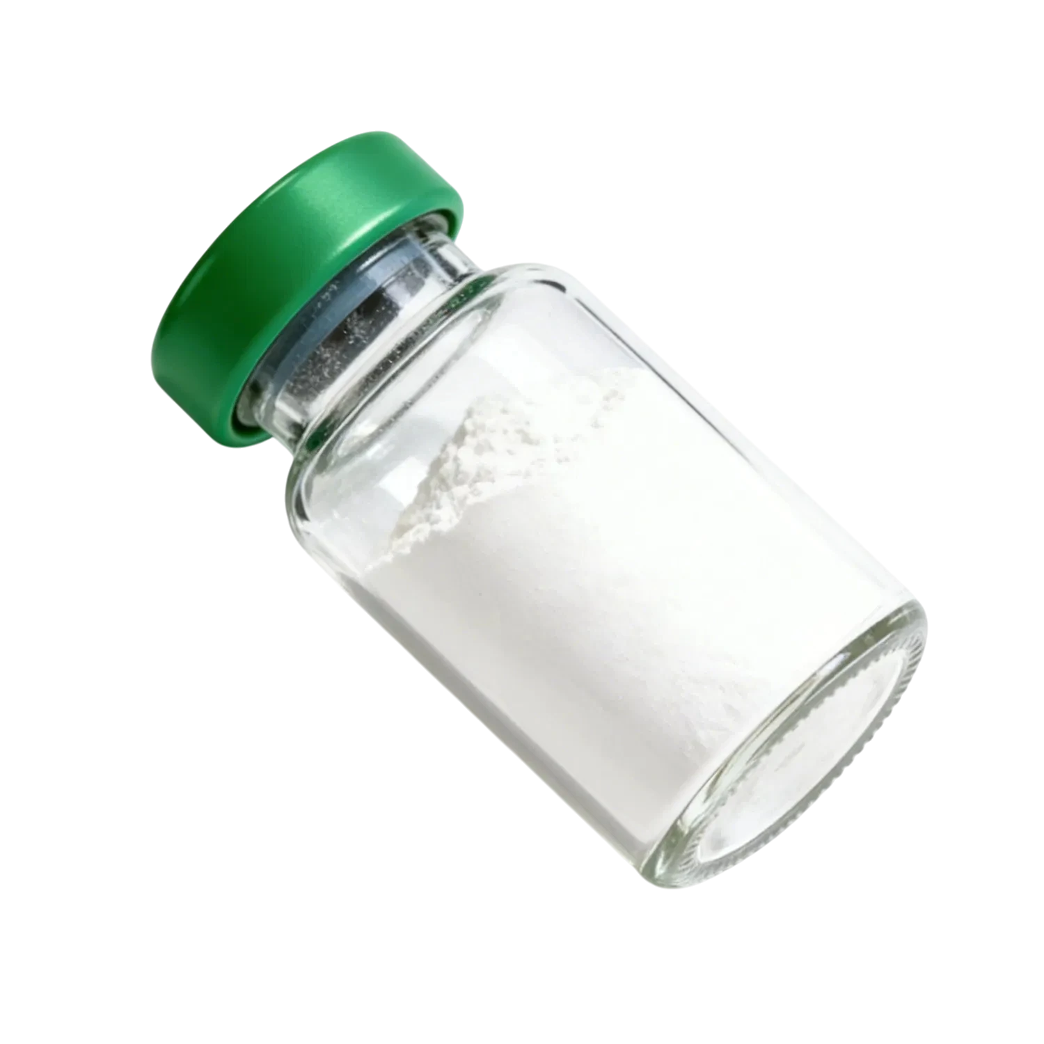 Vesugen peptide, high purity, lyophilized powder in a vial.
