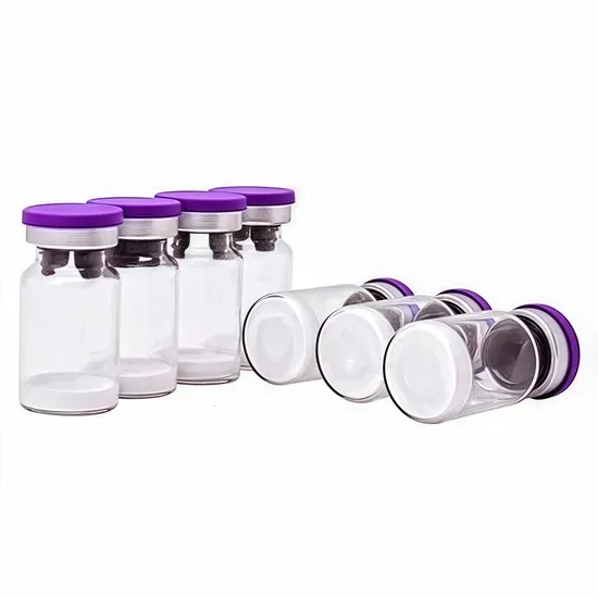 Vesugen peptide, high purity, lyophilized powder in a vial.